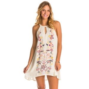 O’Neill Ivory Embroidered Floral Dress
